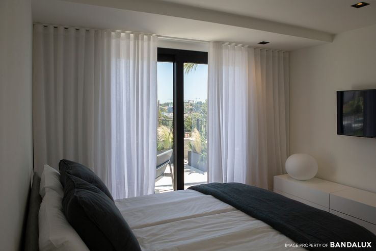 cortina de onda perfecta de bandalux